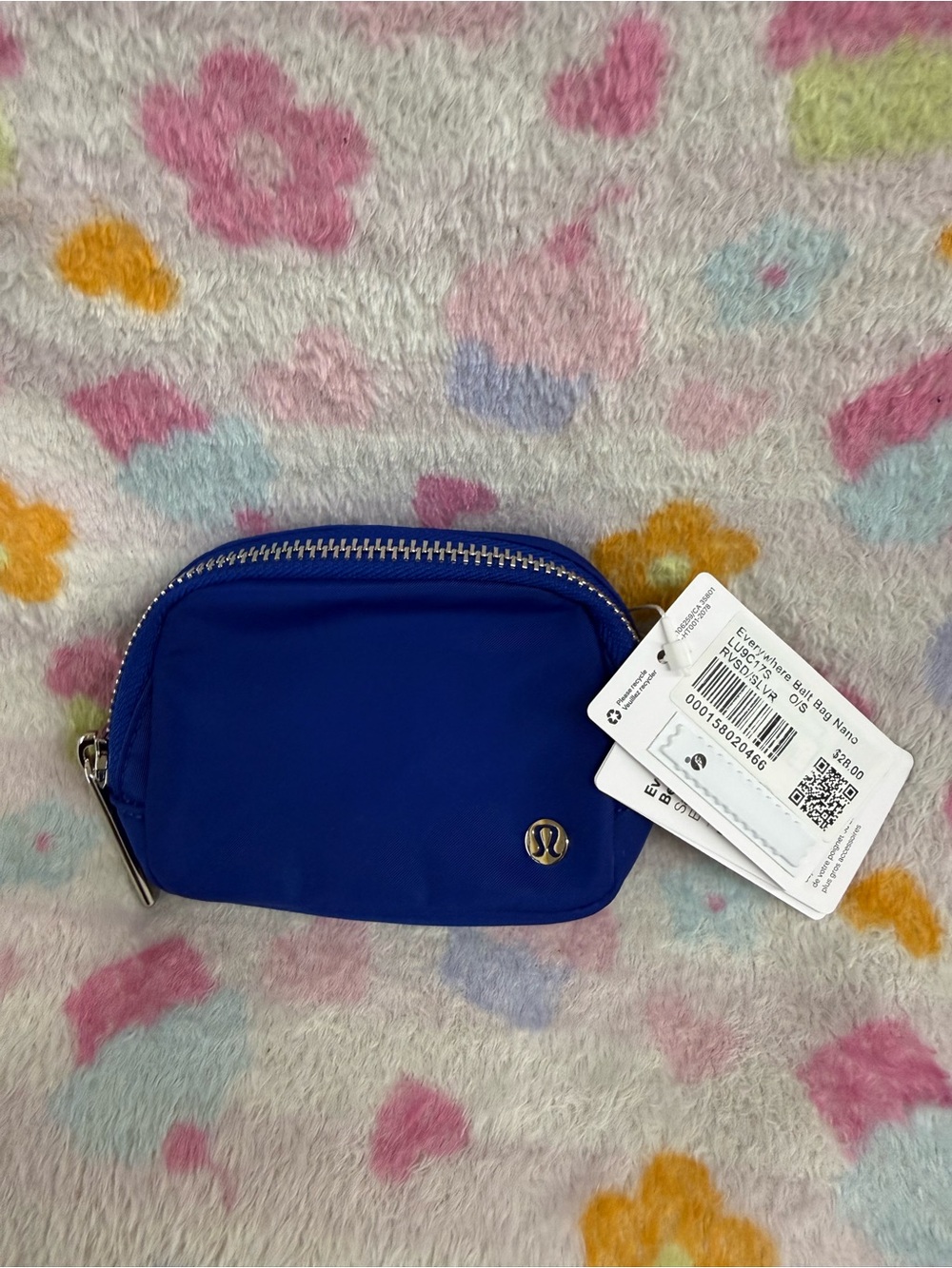lululemon athletica Small Zip Pouch in Royal Blue